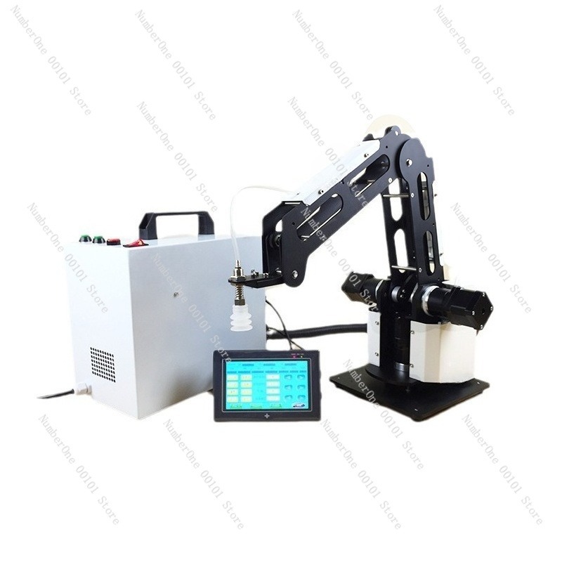 Robot Arm Teach Pendant - Настольный малогабаритный промышленный трехосевой робот-манипулятор с