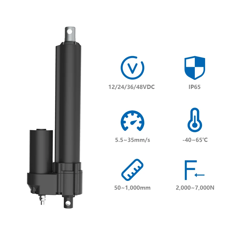 Linear Actuator Electric 1000Mm - Промышленный линейный актуатор PrimoPal 12В 24В