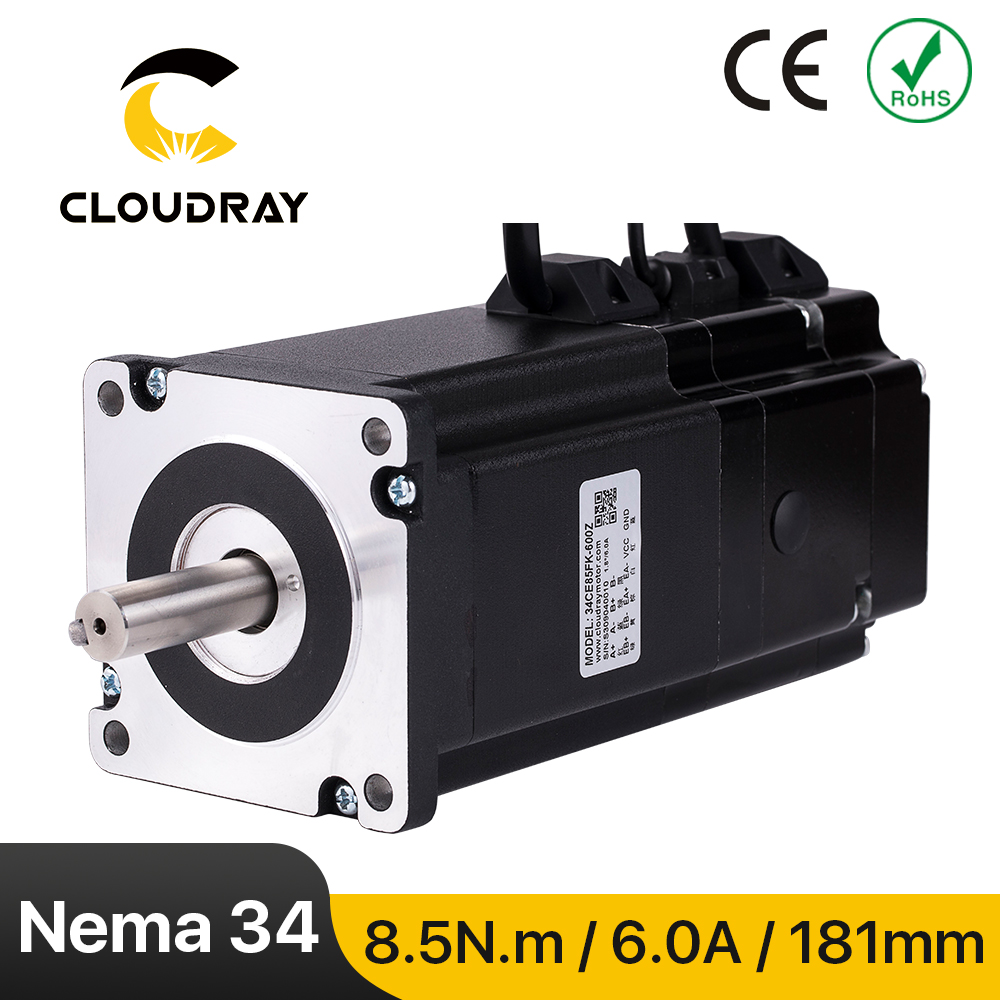 Stepper Motor Nema 34 Closed Loop - Cloudray Nema 34 Двигатель с замкнутым