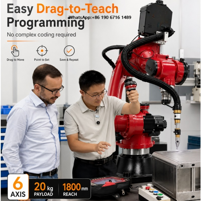 Industrial Robot Arm 20Kg Payload - Высокоточный 6-осевой промышленный робот-манипулятор с грузоподъемностью