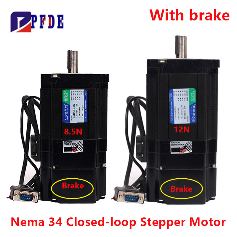 Stepper Motor Nema 34 Closed Loop - Гибридный шаговый двигатель Nema34 8.5N 12N