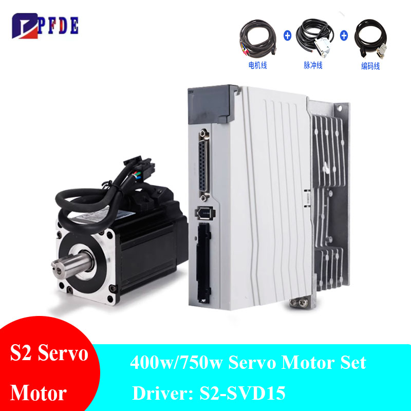 Servo Motor 750W Ac Driver - Магнитный или оптический энкодер S2-SVD15 с