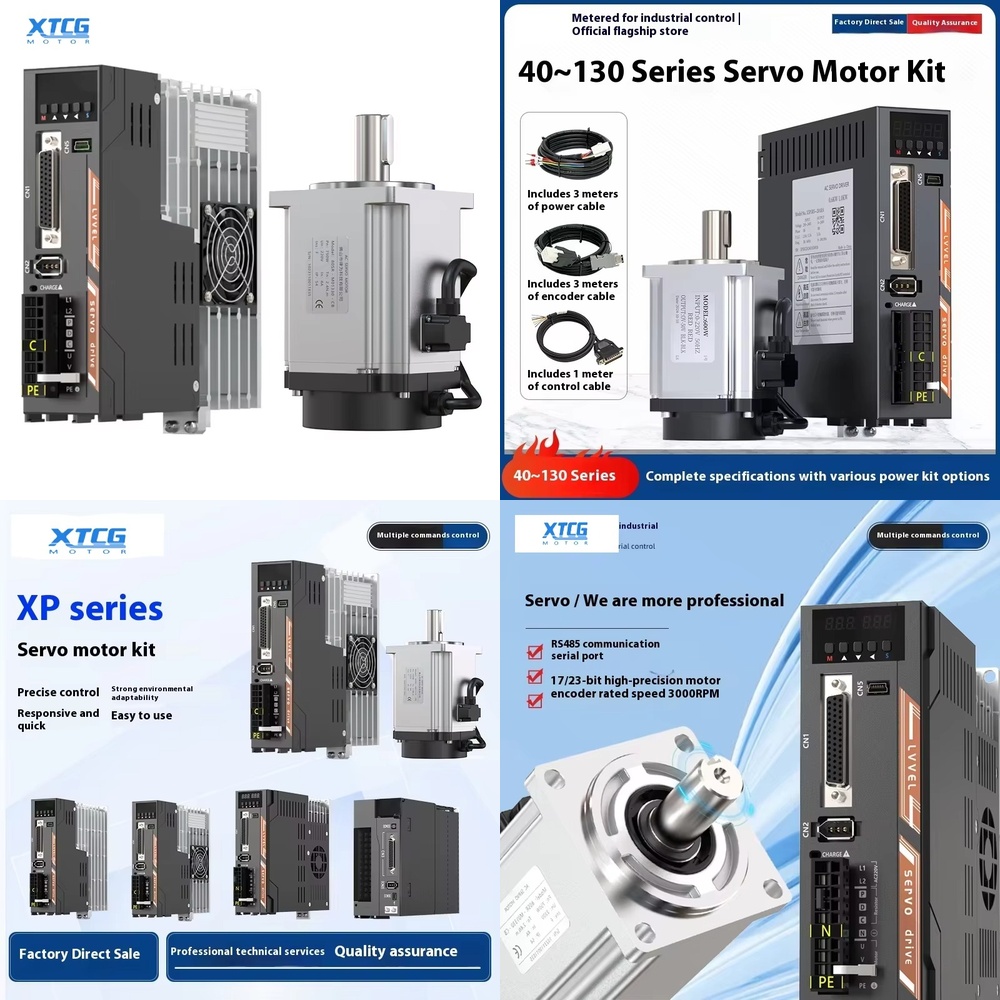 Servo Motor 750W Ac Driver - Комплект высокопроизводительного драйвера для серводвигателей переменного