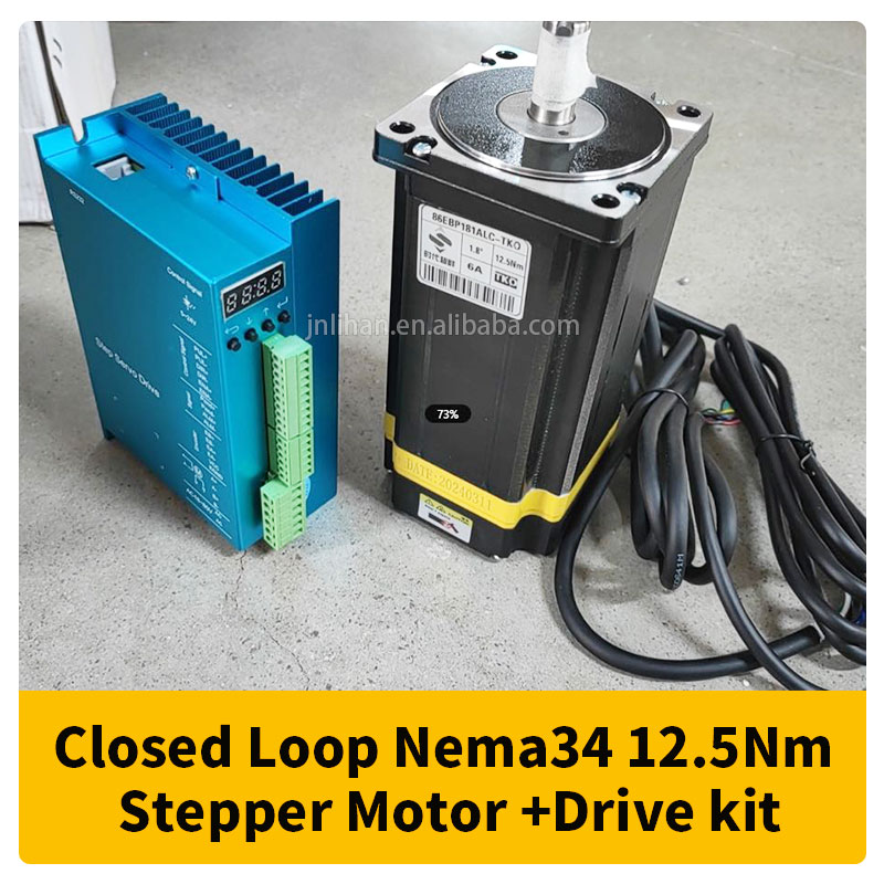Гибридный шаговый комплект с Ч – обзор и цена Stepper Motor Nema 34 Closed Loop