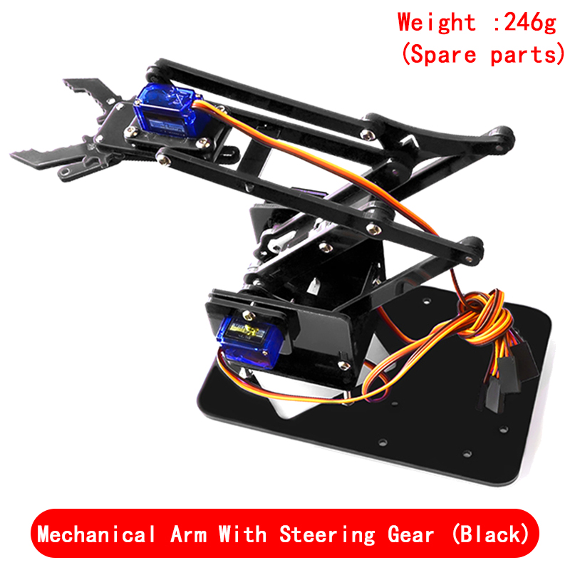 SG90 MG90S 4-дюймовый акриловы – обзор и цена Robotic Arm Kit Arduino