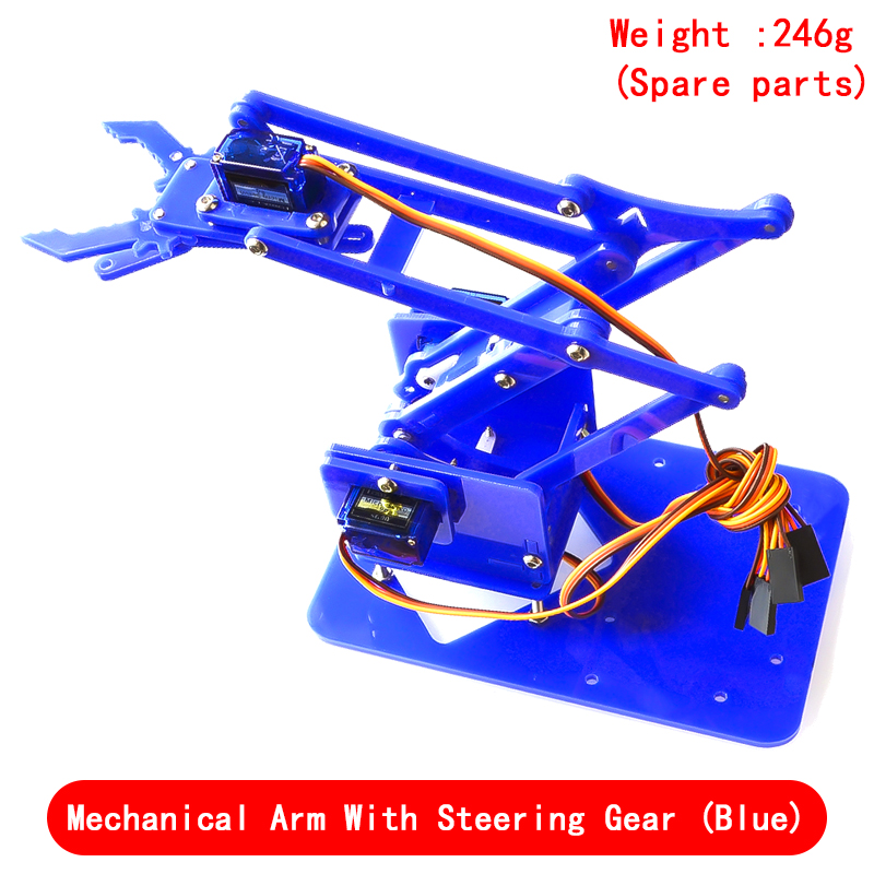 SG90 MG90S 4-дюймовый акриловы – обзор и цена Robotic Arm Kit Arduino