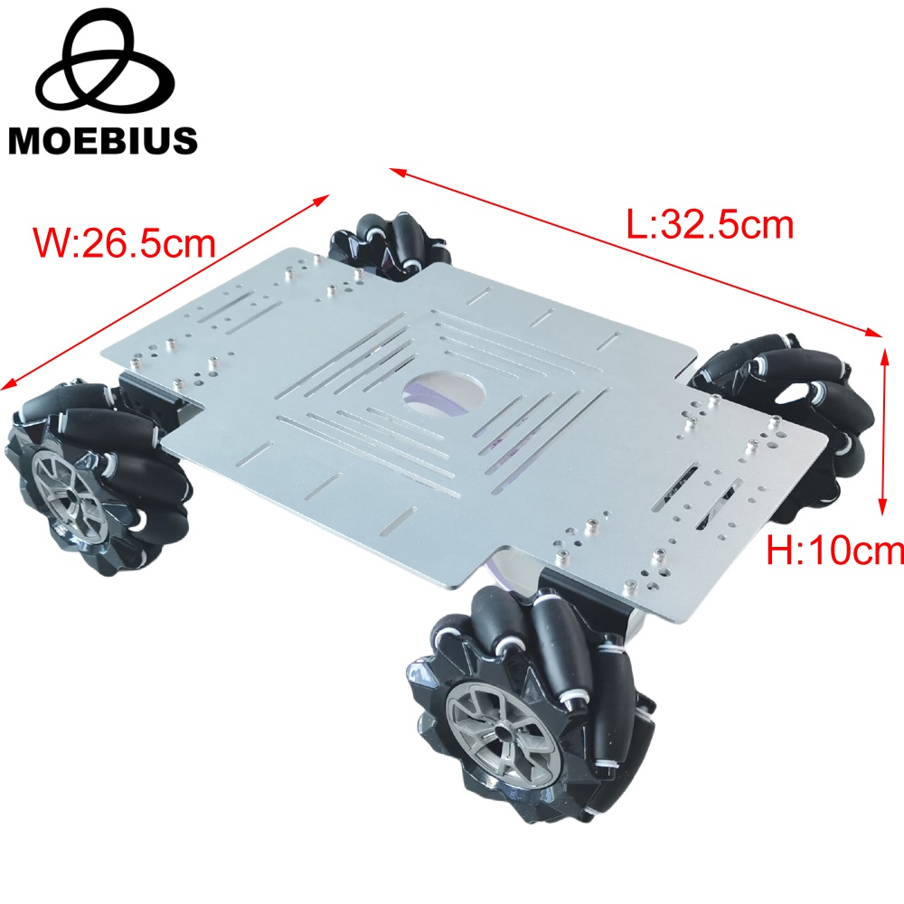 Комплект робота-машинки MOEBIU – обзор и цена Robotic Arm Kit Arduino
