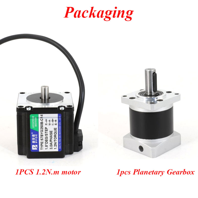 Шаговый двигатель Nema 23 с ре – обзор и цена Planetary Gearbox Nema 23