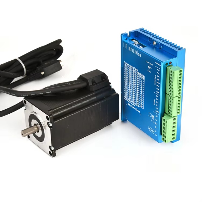Шаговый двигатель HM57D с драй – обзор и цена Stepper Motor Nema 34 Closed Loop