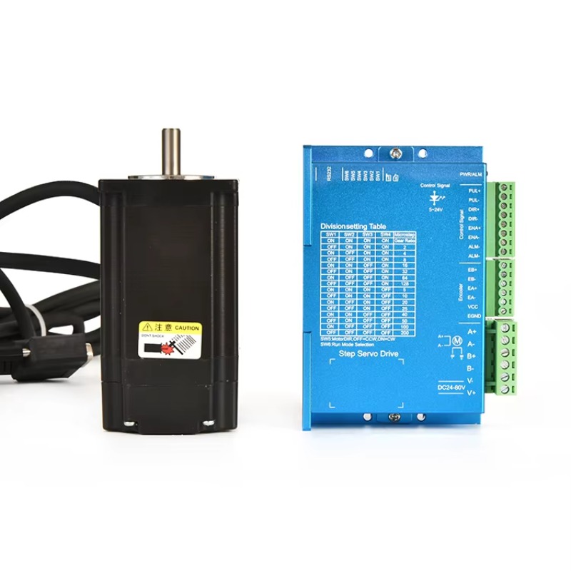 Шаговый двигатель HM57D с драй – обзор и цена Stepper Motor Nema 34 Closed Loop