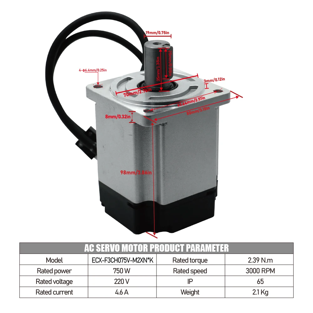 Серводвигатель переменного ток – обзор и цена Servo Motor 750W Ac Driver