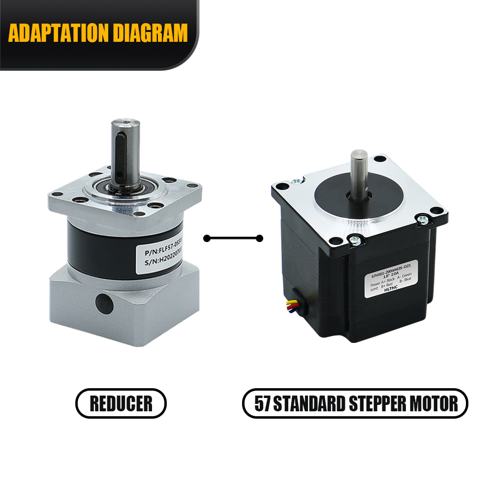 HLTNC FLF 57 соотношение 4 5 1 – обзор и цена Planetary Gearbox Nema 23