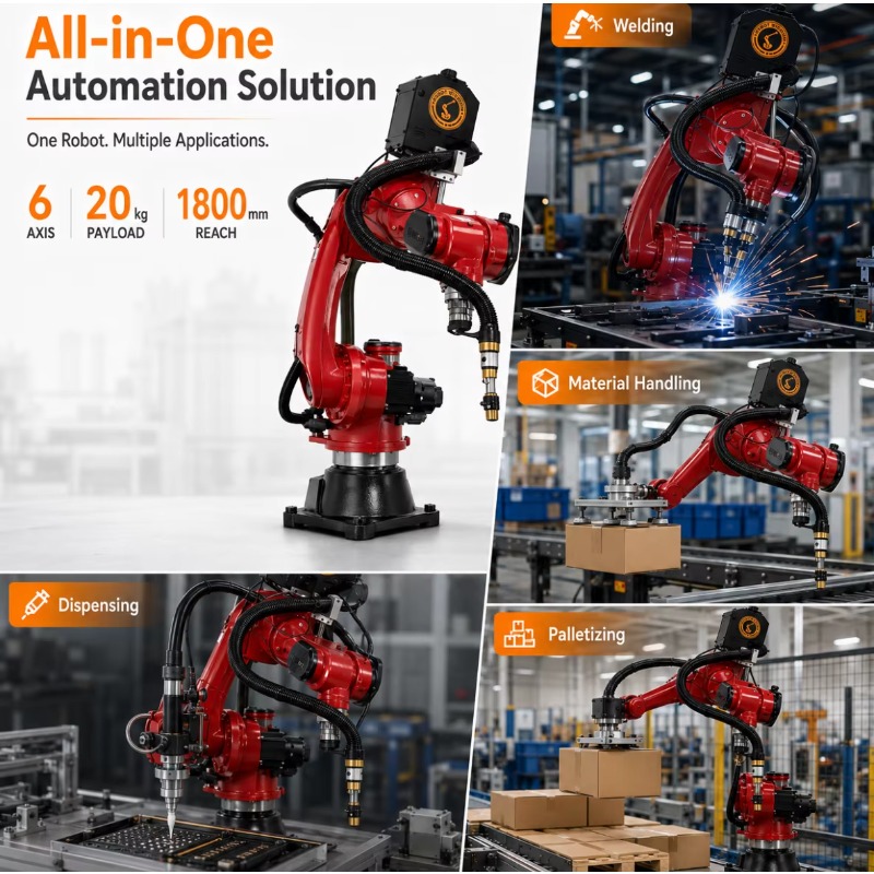 Высокоточный 6-осевой промышле – обзор и цена Industrial Robot Arm 20Kg Payload