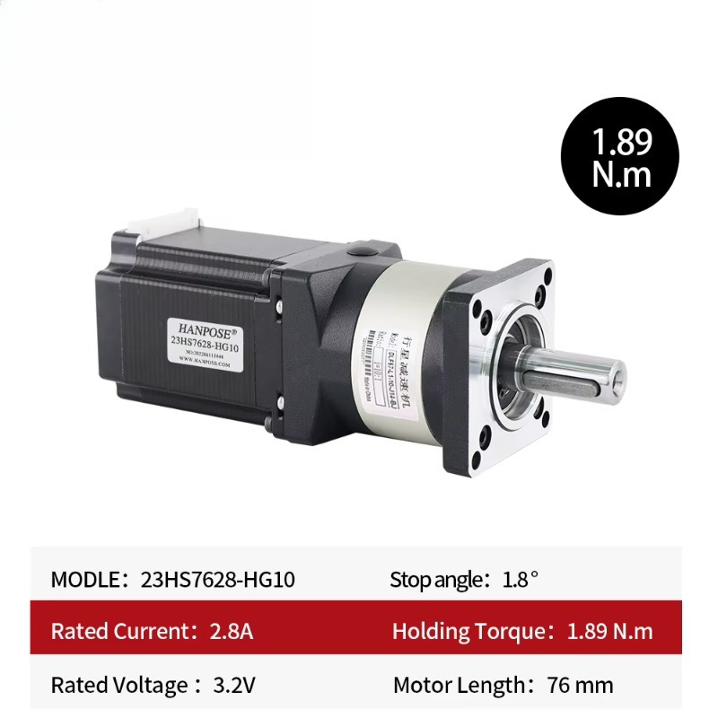 23HS7628‑HG Шаговый двигатель  – обзор и цена Planetary Gearbox Nema 23