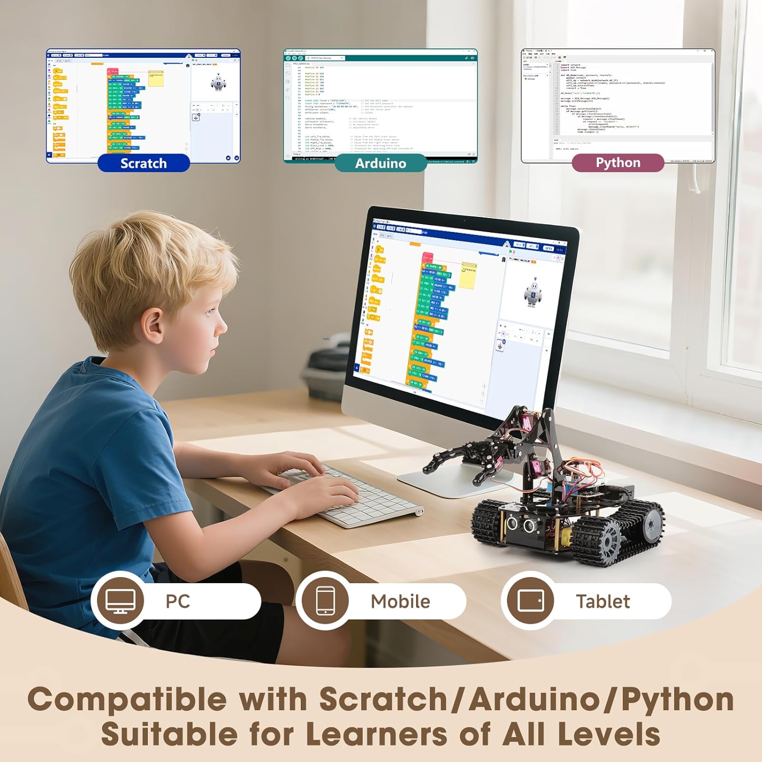 Робототехника для детей 12-16  – обзор и цена Robotic Arm Kit Arduino