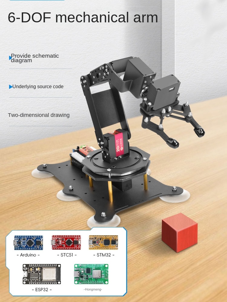6-осевая роботизированная рука – обзор и цена Robotic Arm Kit Arduino